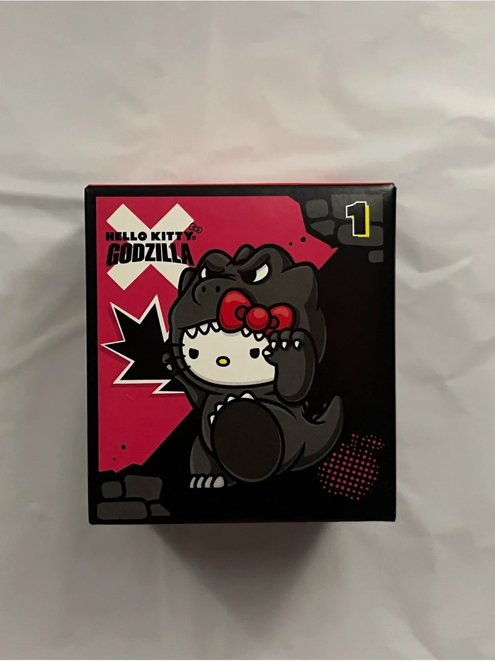 Hello Kitty Godzilla McDonald’s Happy Meal figure and box